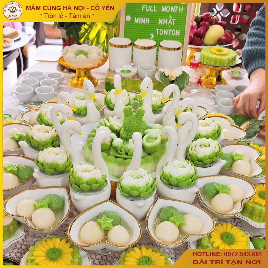 Mâm cúng đầy tháng Bé Trai - Ảnh 4