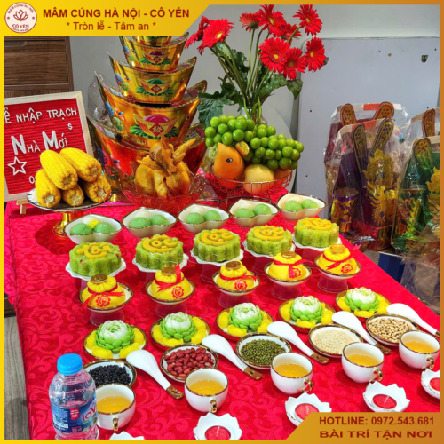 Mâm cúng Nhập Trạch